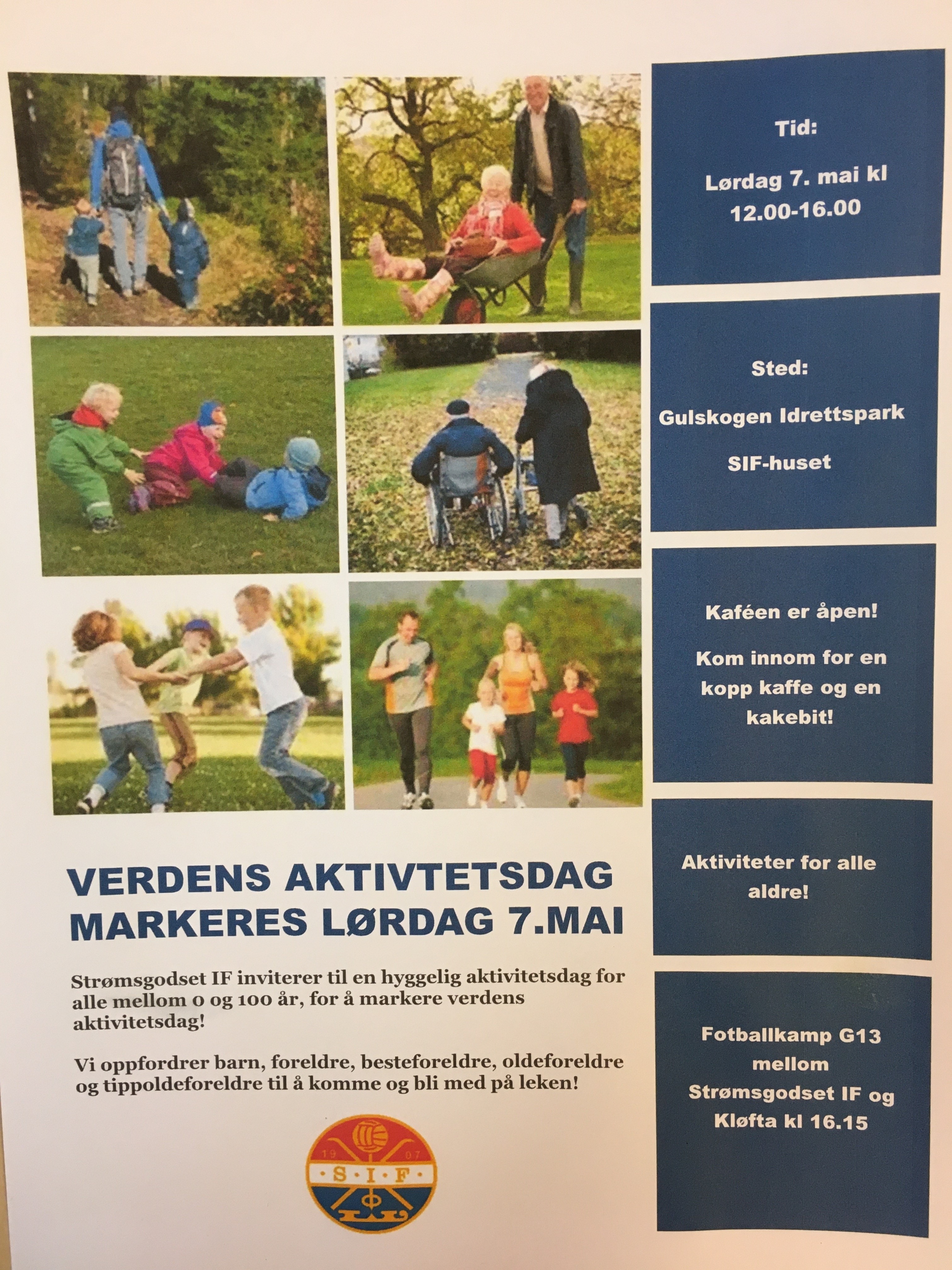 Verdens aktivitetsdag - SIF HUSET